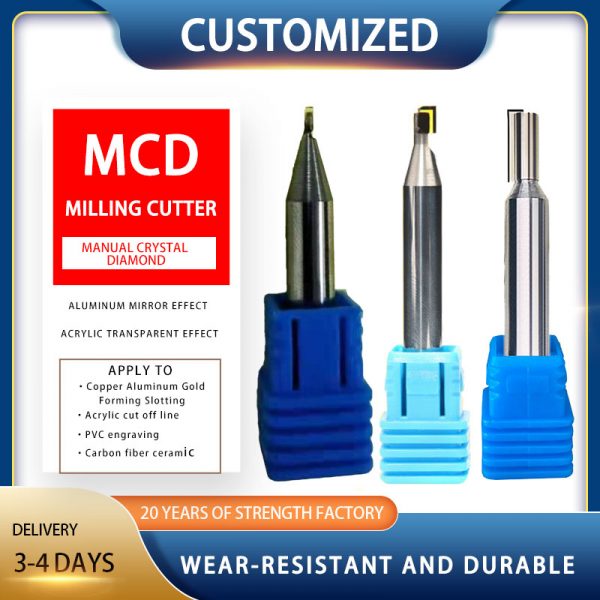 MCD Single crystal milling cutter