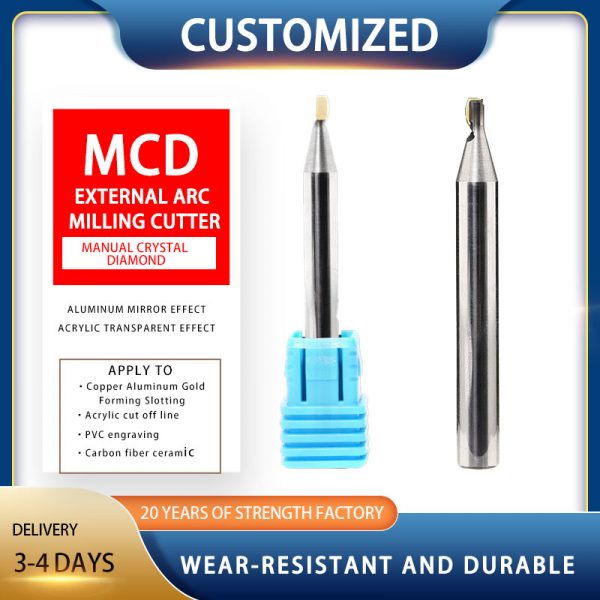 MCD External arc milling cutter