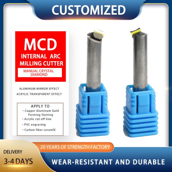 MCD Internal arc milling cutter