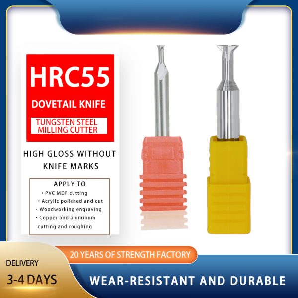 HRC55 Tungsten Steel Dovetail Knives 0